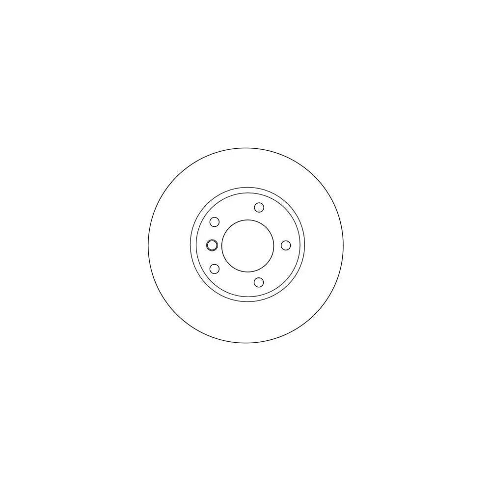 Disc frana fata TRW DF4055 – imagine 2