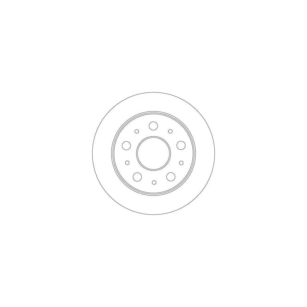 Disc frana spate TRW DF4245 – imagine 2