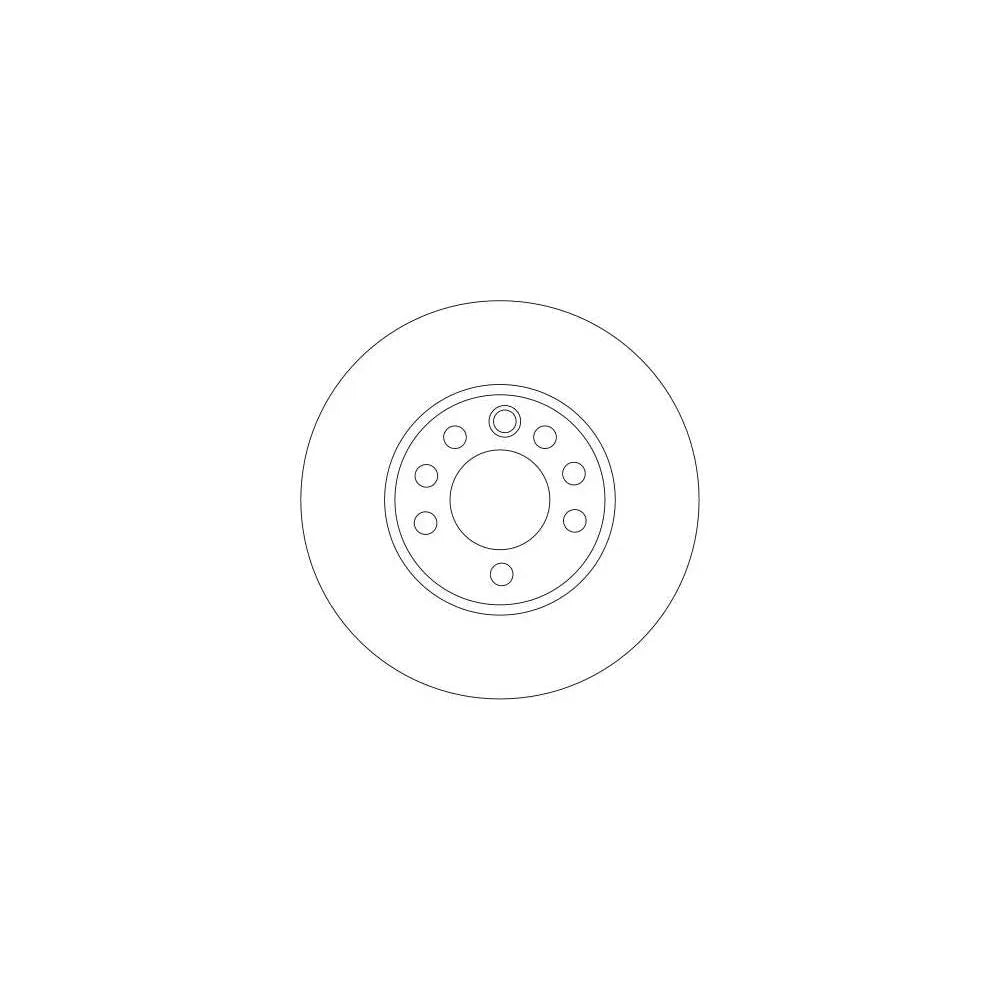 Disc frana fata TRW DF4293 – imagine 2