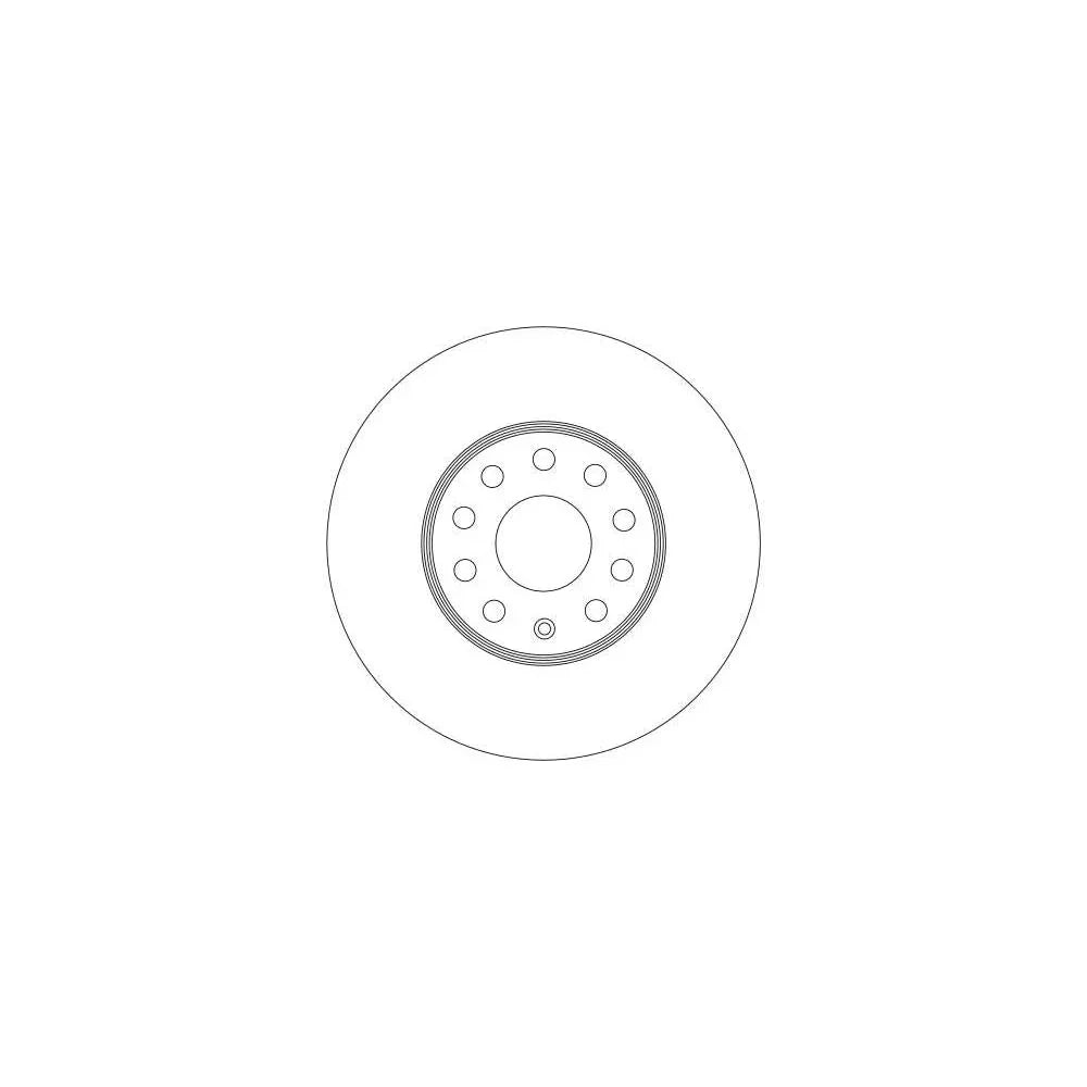 Disc frana fata TRW DF4295 – imagine 2