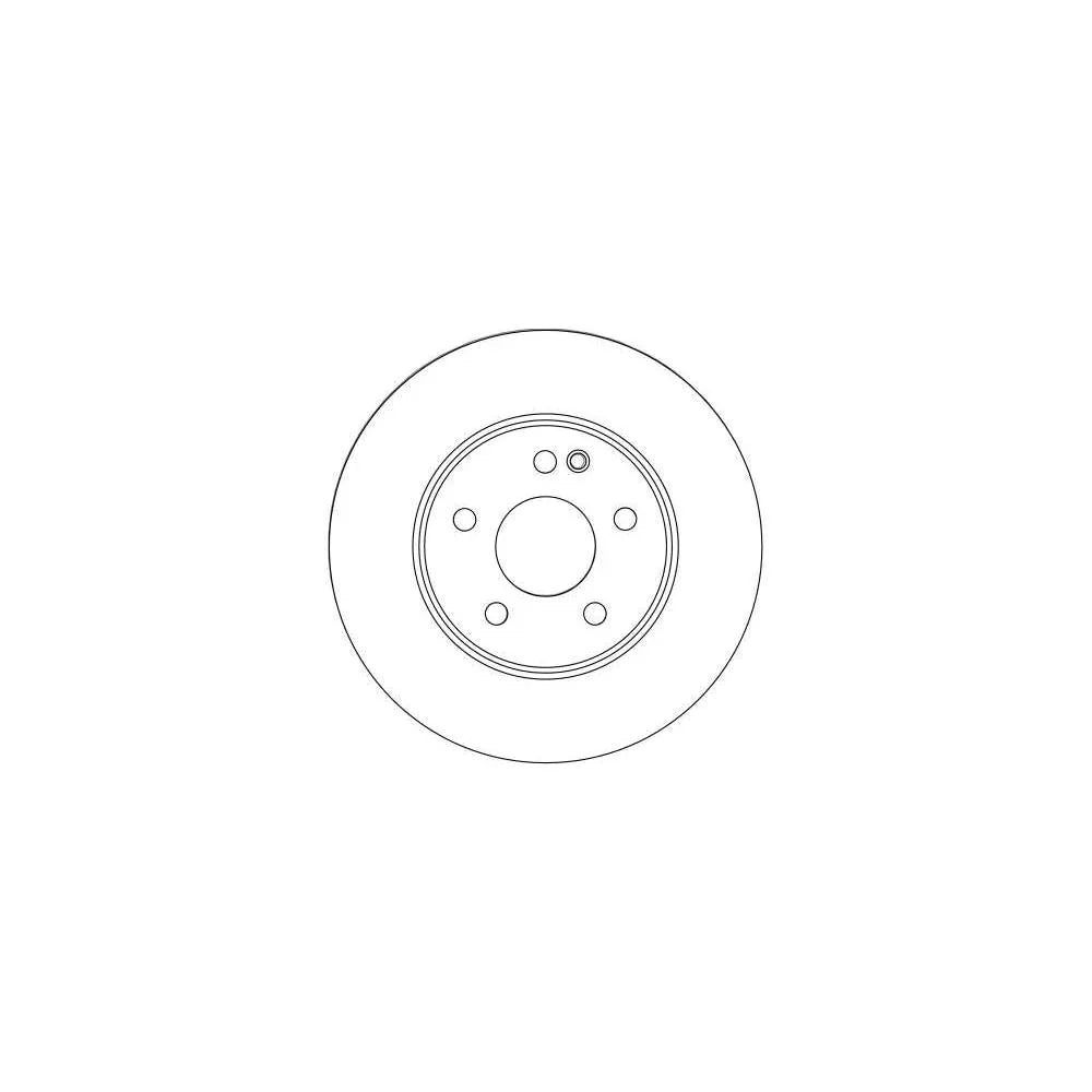 Disc frana fata TRW DF4454 – imagine 2