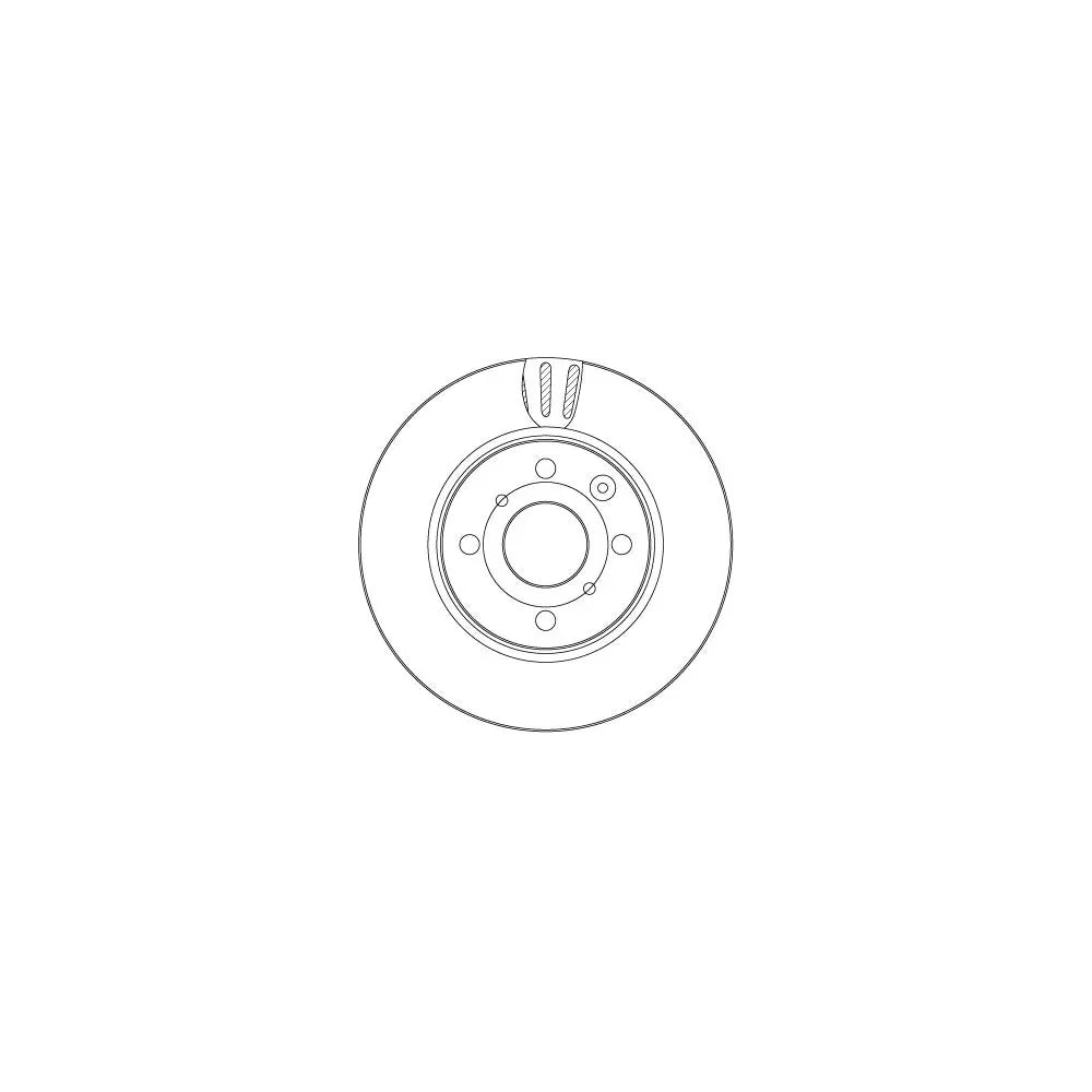 Disc frana fata TRW DF4469 – imagine 2
