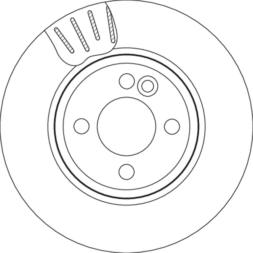 Disc frana fata TRW DF4799