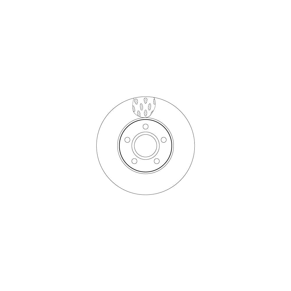 Disc frana fata - ps TRW DF6138