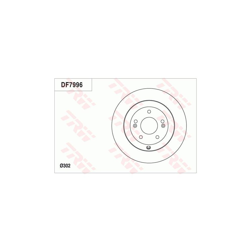 Disc frana spate TRW DF7996