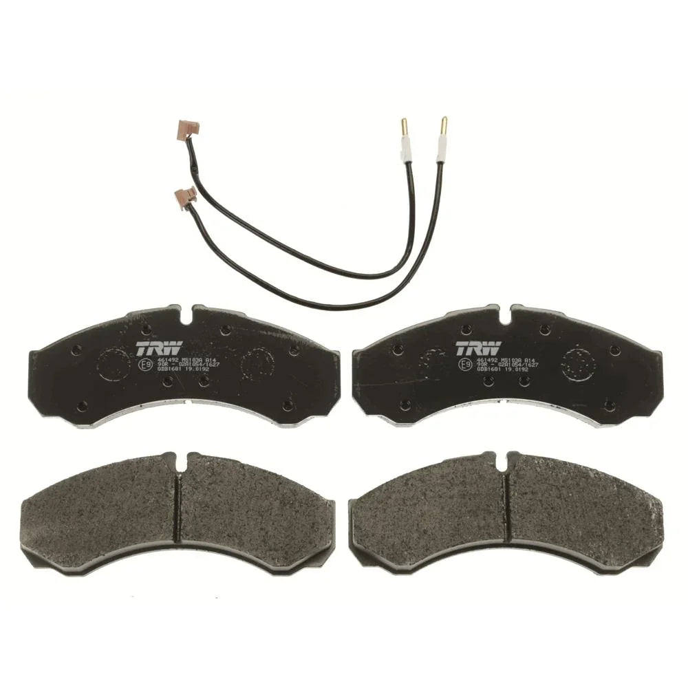 Set placute frana fata/spate TRW GDB1609 – imagine 2