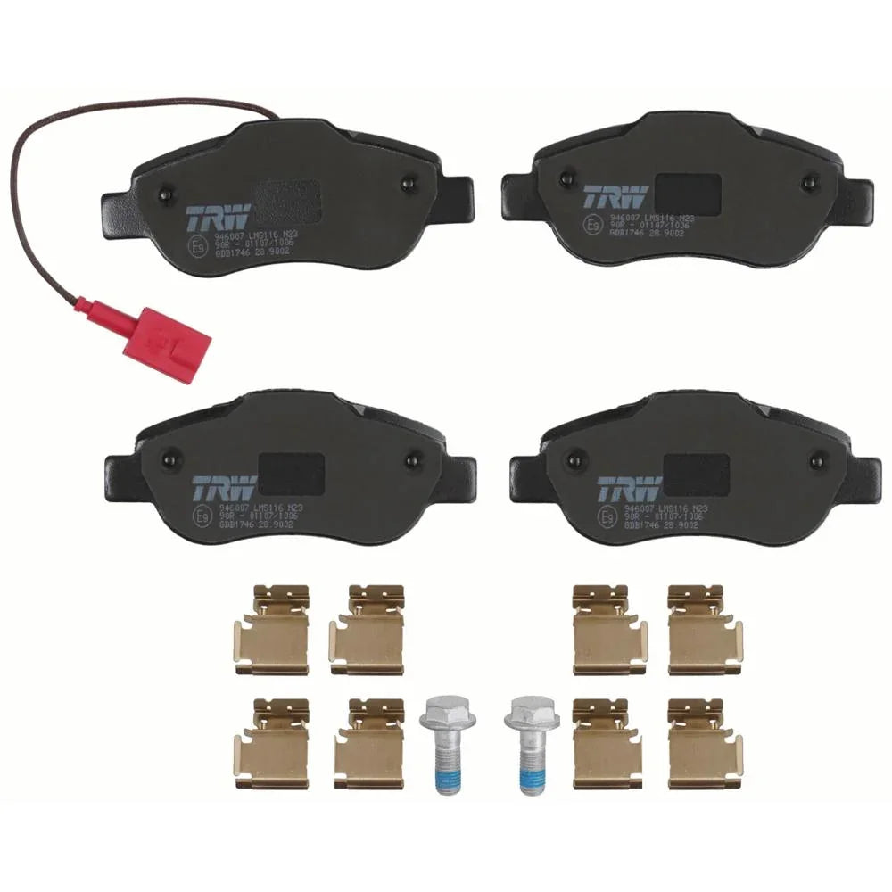 Set placute frana fata TRW GDB1746 – imagine 3