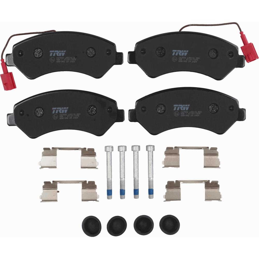 Set placute frana fata TRW GDB1982
