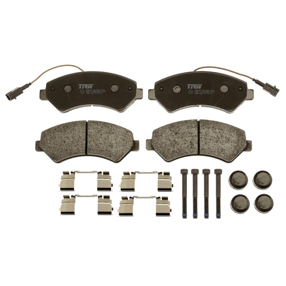 Set placute frana fata TRW GDB1982