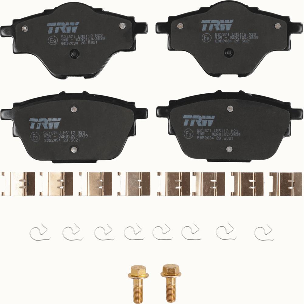Set placute frana spate TRW GDB2034