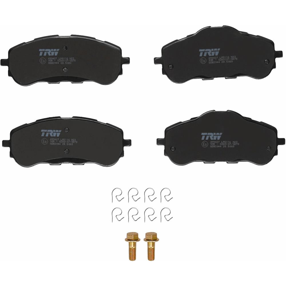 Set placute frana fata TRW GDB2044