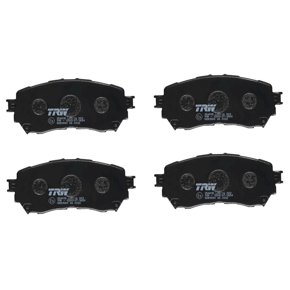Set placute frana fata TRW GDB3580