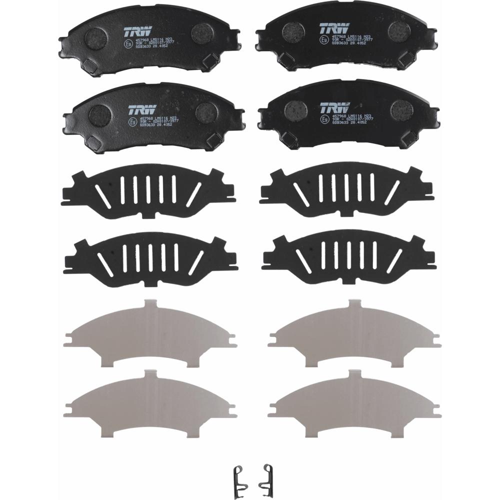 Set placute frana fata TRW GDB3633