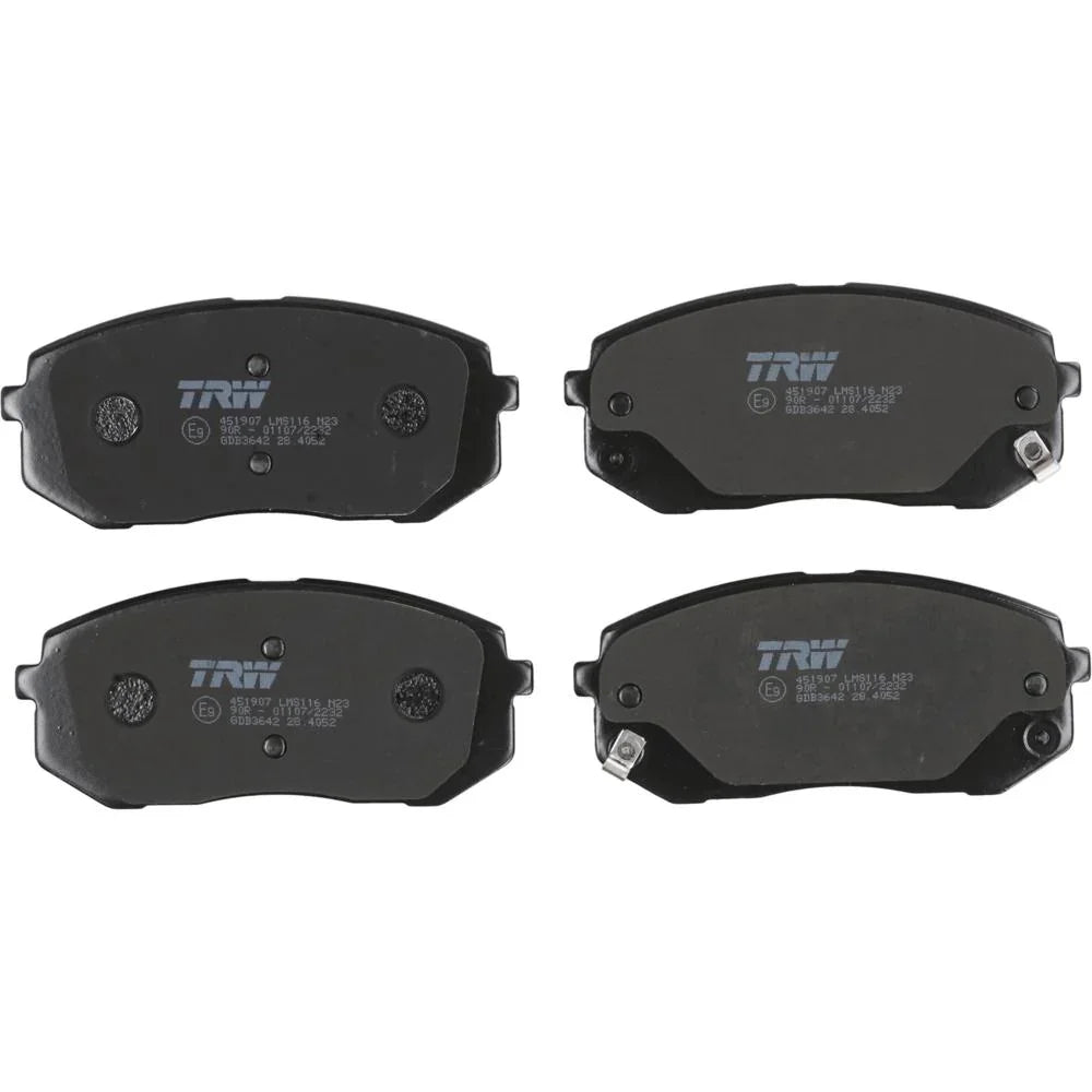 Set placute frana fata TRW GDB3642 – imagine 3
