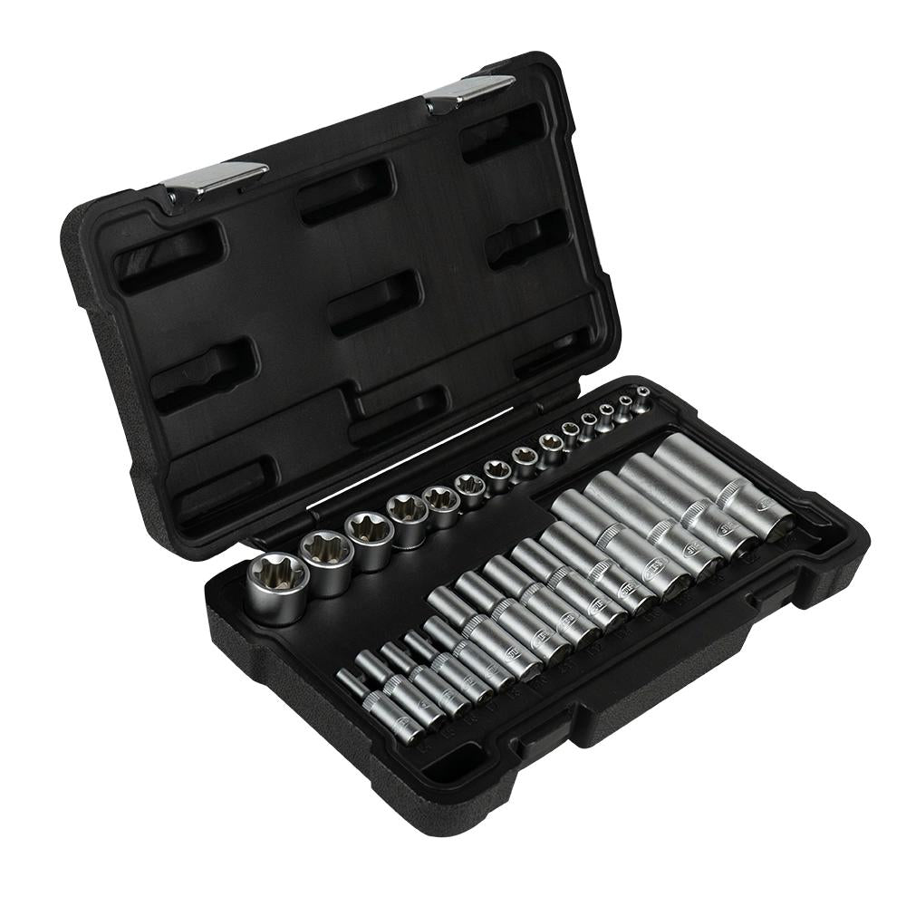 Set 28 tubulare torx scurte si lungi Jbm 54141