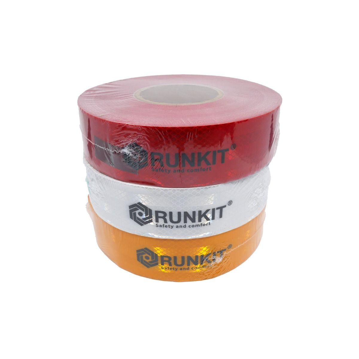 Banda reflectorizanta rosie 5 cm x 50 m Runkit RKBR01