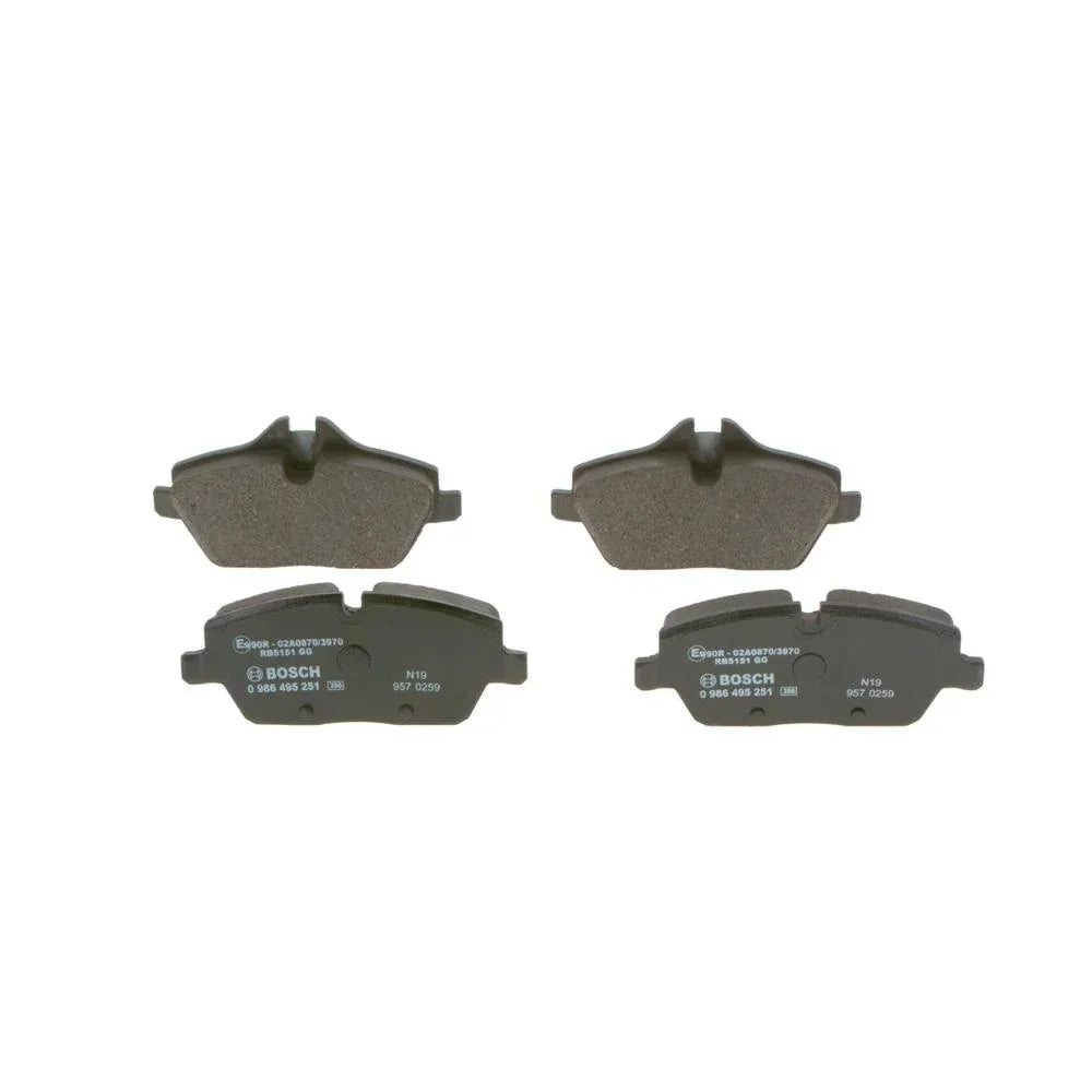Set placute frana fata Bosch 0 986 495 251