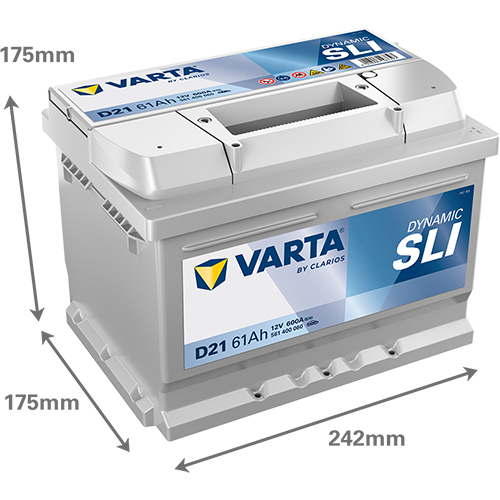 Acumulator Varta SLI Dynamic 61 Ah 561400060K262 – imagine 2