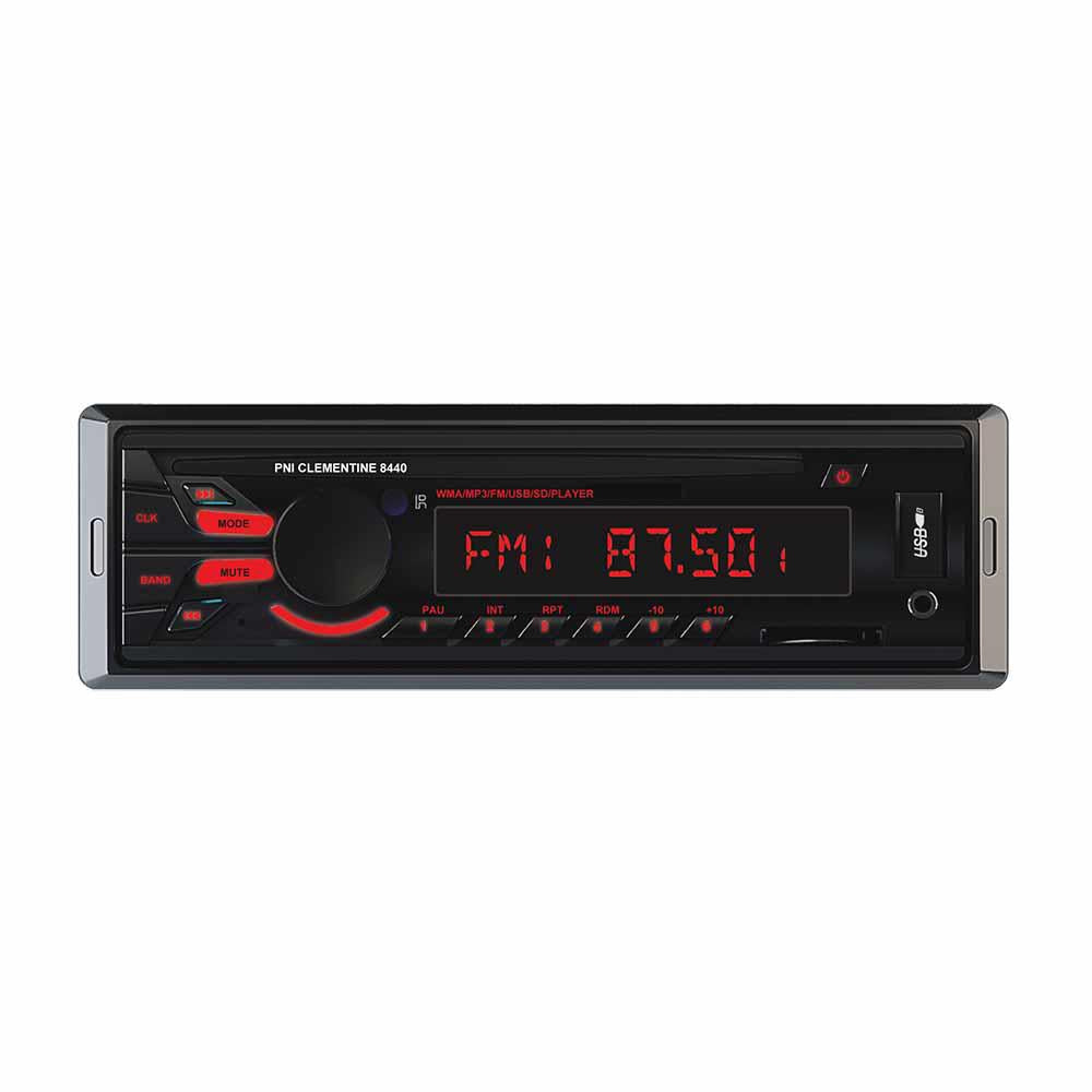 Radio MP3 player auto Pni clementine 8440, 4X45W, 12V, 1 din, cu sd, USB, aux, rca PNI-MP3-8440