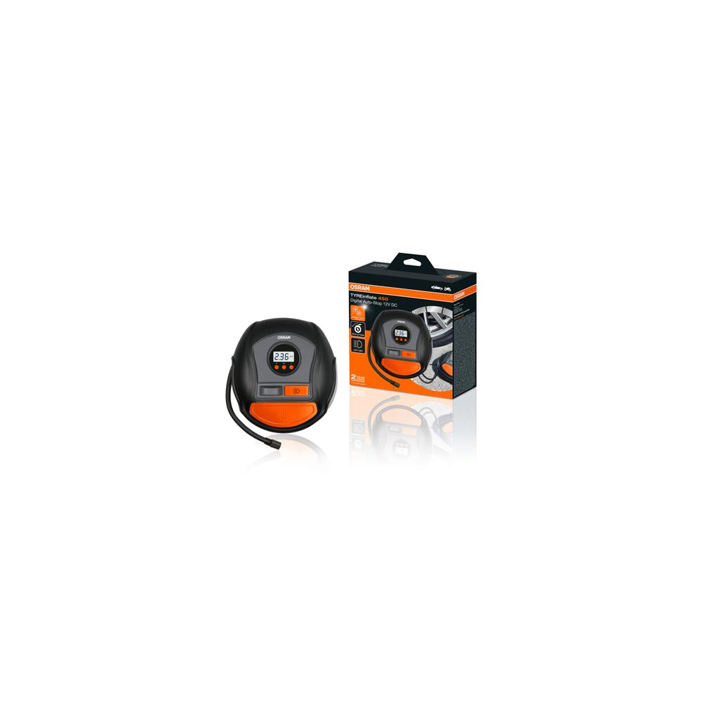 Compresor auto 12V 120 W cu afisaj digital tyreinflate 450 Osram Ams-osram OTI450