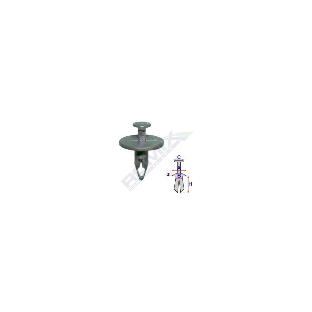 Clema pasaj roata pentru Ford set 10 buc Romix C60339