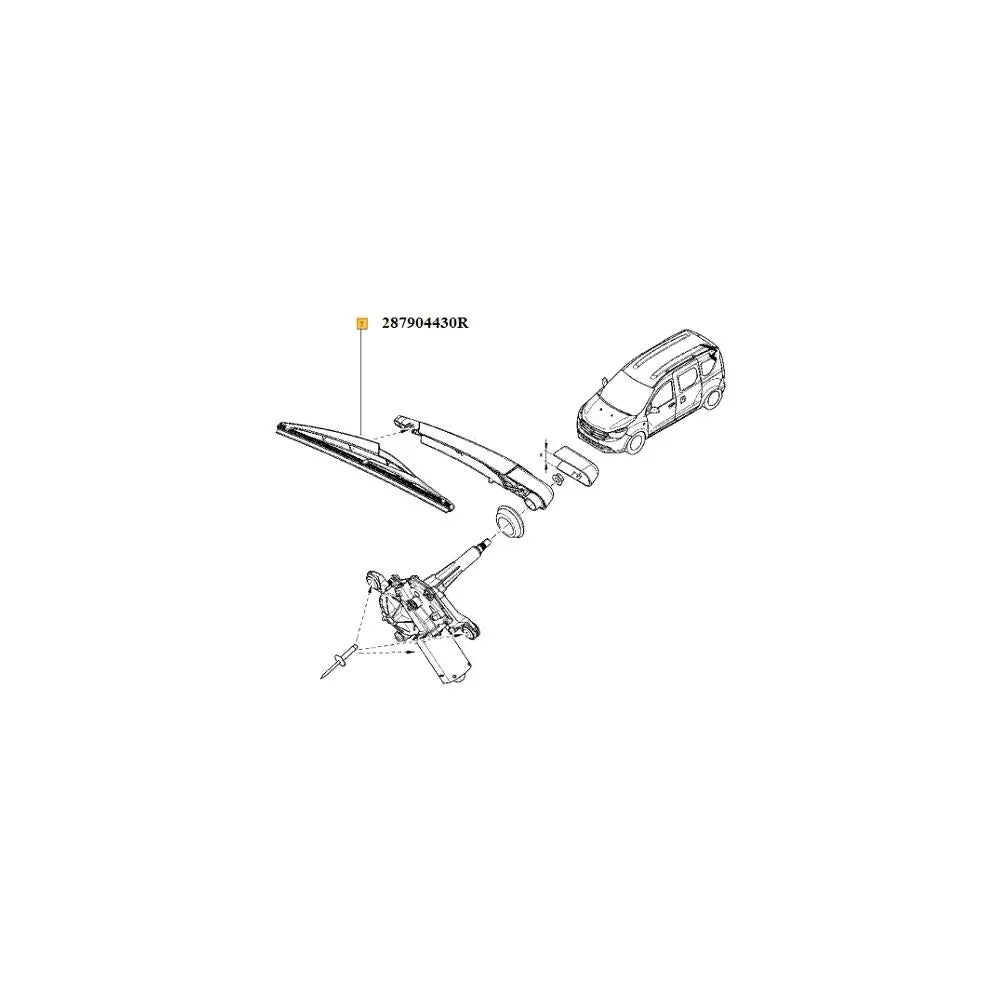 Stergator luneta 260 mm Renault 287904430R