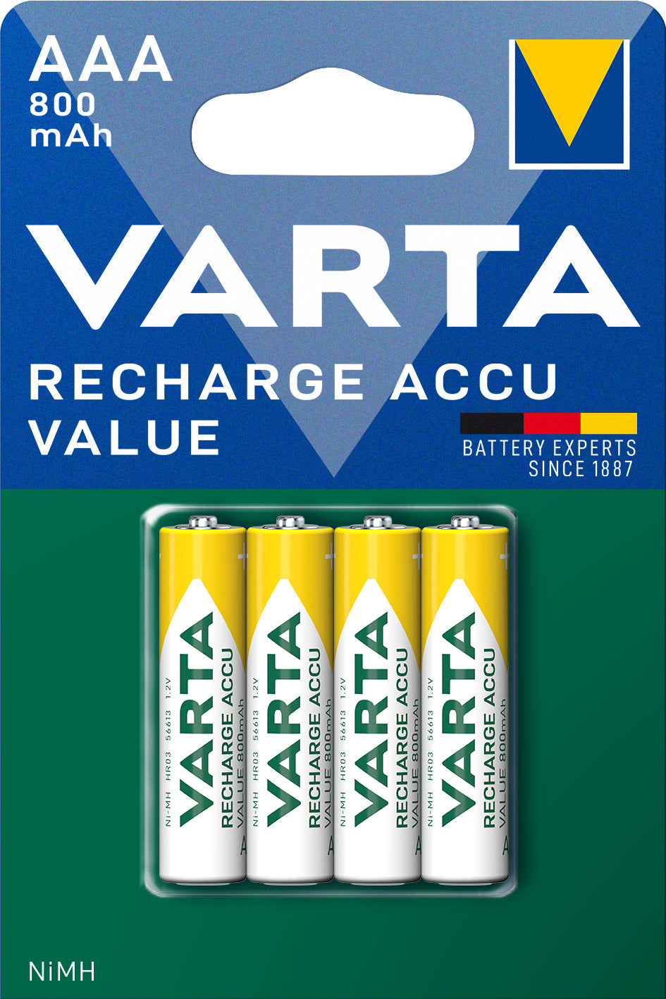 Baterie reincarcabila Varta AAA 800 mAh 56613101404