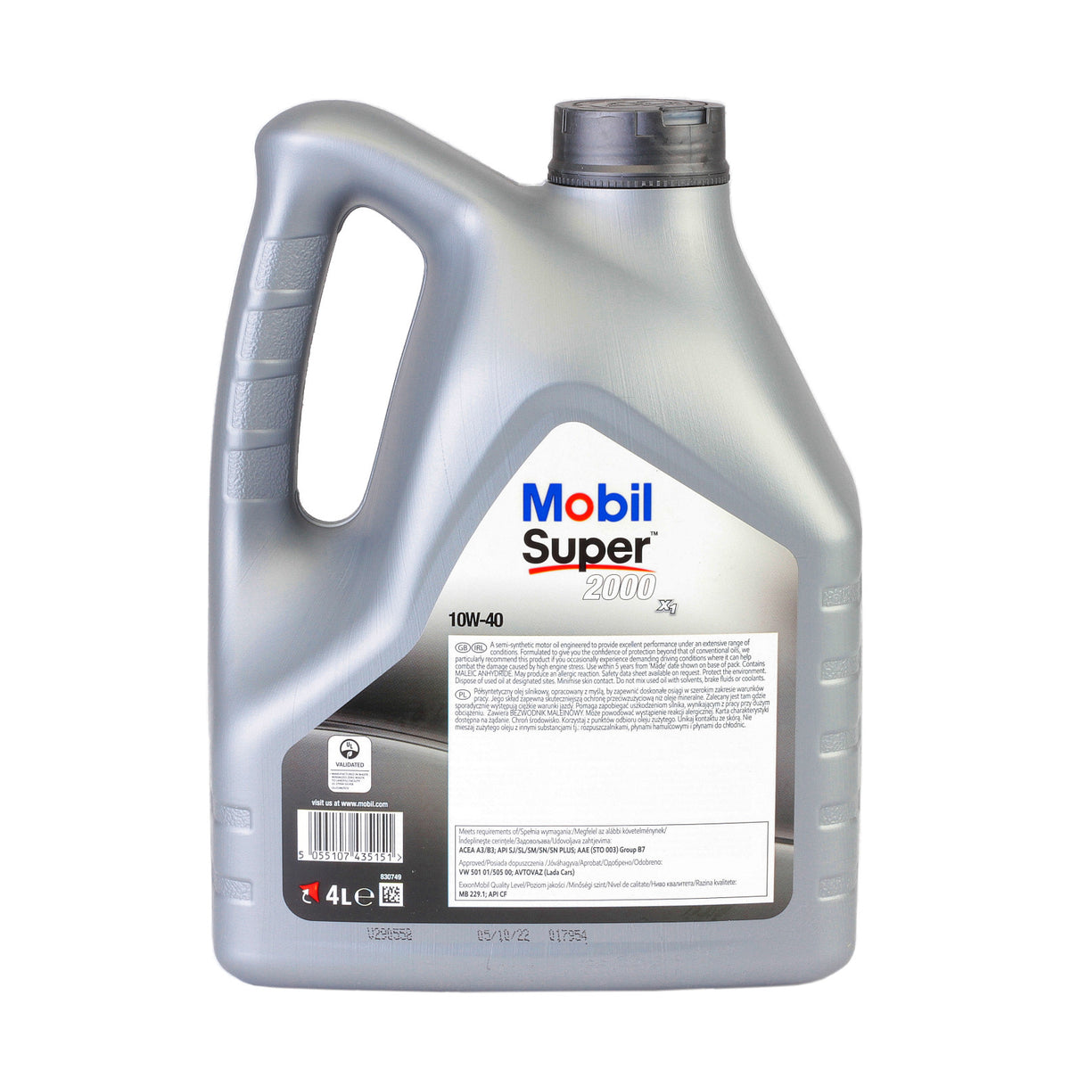 Ulei motor Mobil Super 2000 X1 10W40 4L 150865 – imagine 3