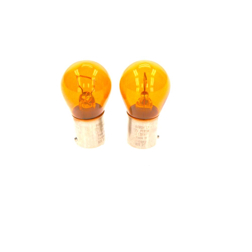 Set 2 becuri 12V PY21W 21W pure light (blister) Bosch 1 987 301 018