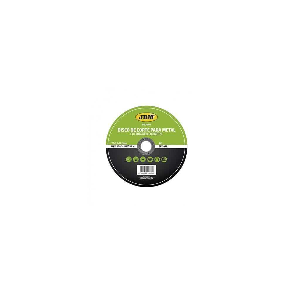 Disc de taiere debitare in metal 115 x 2.5 mm T42 Jbm 14893