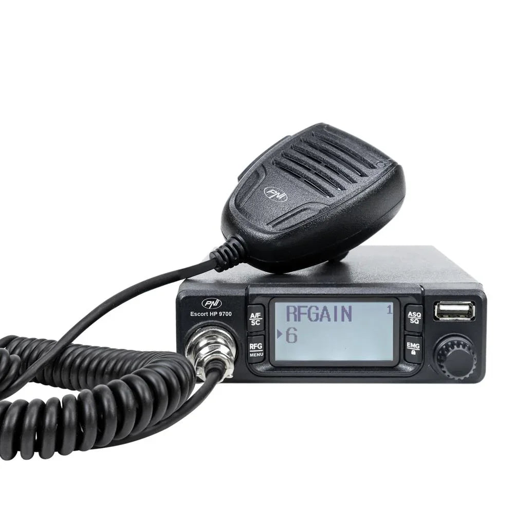 Statie radio cb Pni escort HP 9700 12/24V, USB, anc, asq, mufa de bricheta inclusa PNI-HP9700USB – imagine 15
