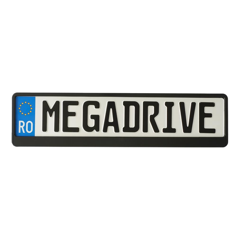 Suport numar inmatriculare Mega Drive negru 1 buc 45184