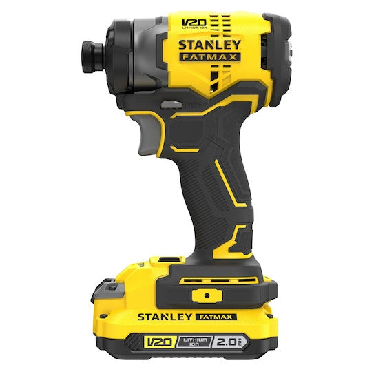 Masina de Insurbat cu Impact 18V, Stanley Fatmax V20, Fara Perii, 3 Viteze, Hex 1/4", 190Nm, 2 x 2.0 SFMCF820D2KQW – imagine 3