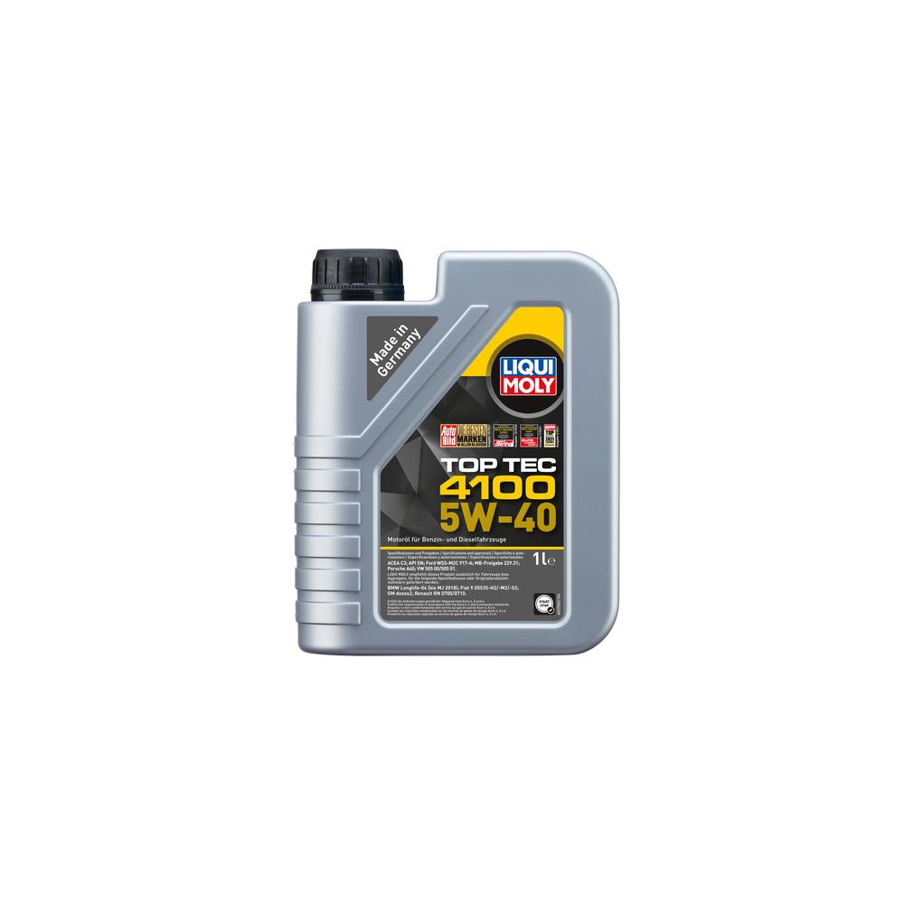 Liqui Moly top tec 4100 5W-40- api sn/cf; acea A3/B4/C3 (3700)- 1L 9510