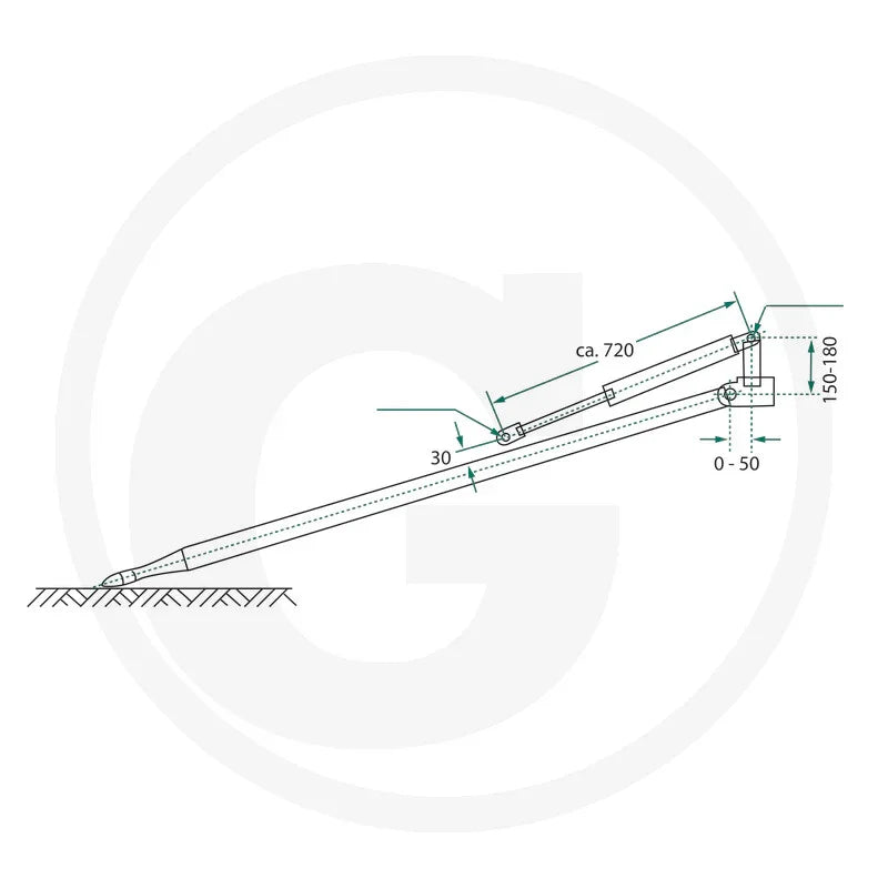 Suport carlig de tractiune Tip 72/Z – compatibil HW 60 / HW 80 Ringfeder