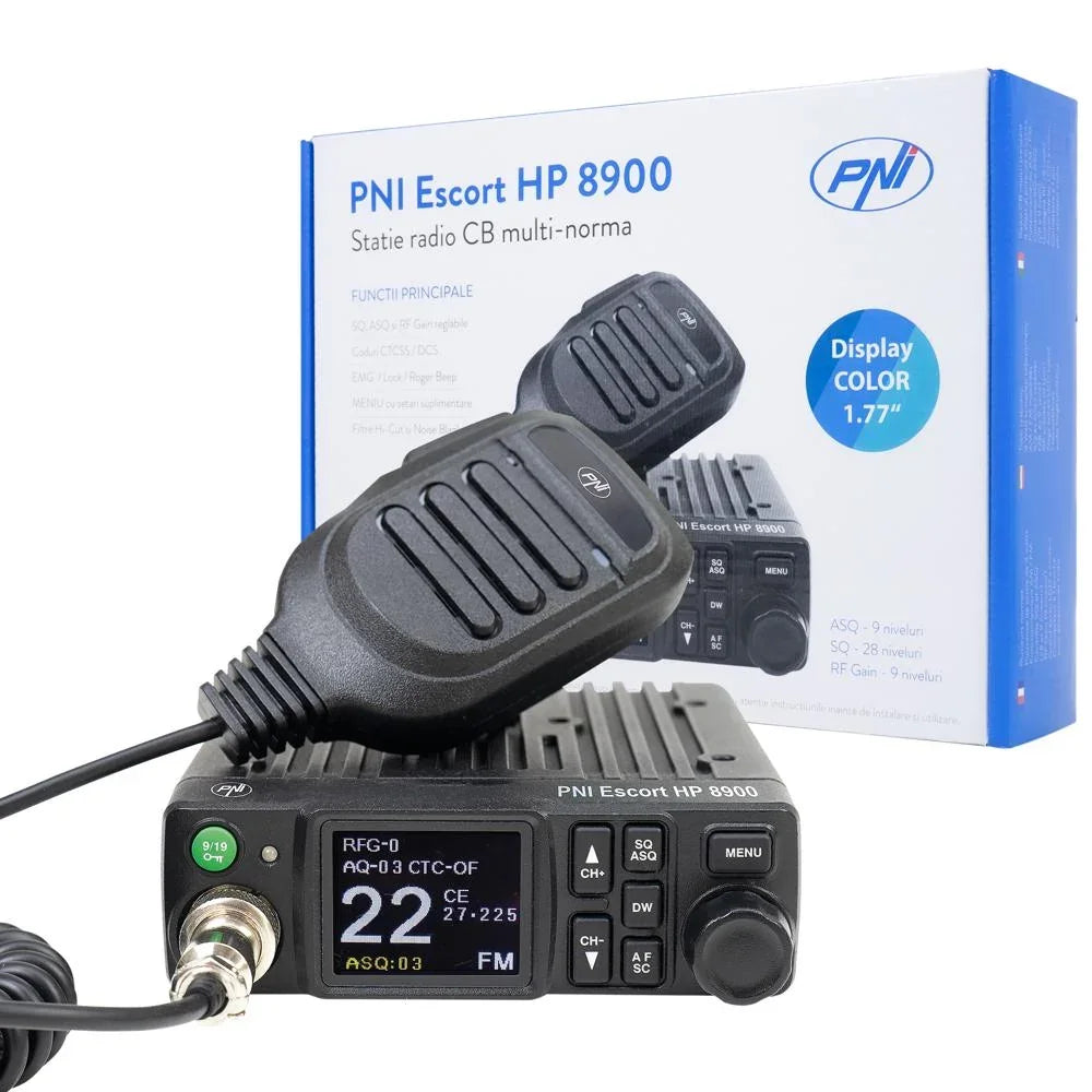 Statie radio cb Pni escort HP 8900 asq, 12V/24V, rf gain, roger beep, ctcss-dcs, dual watch am/fm PNI-HP8900 – imagine 11