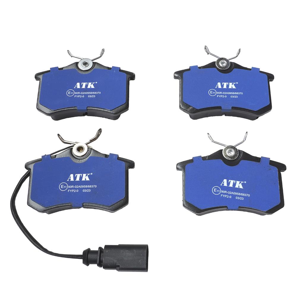 Set placute frana spate ATK Autotechnik ATK 08.01.025