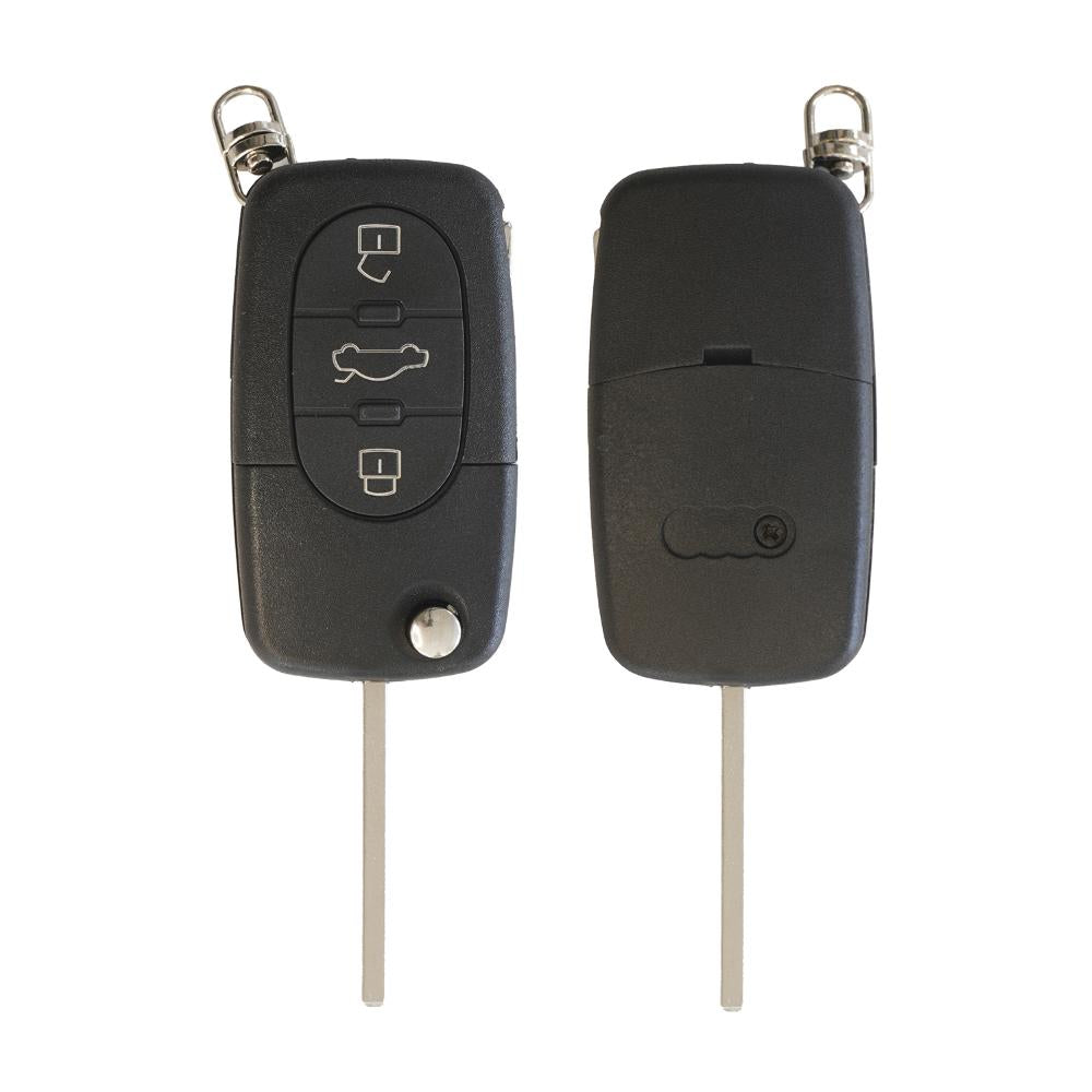 Carcasa cheie contact pentru Audi A3 / A6 / A8, 3 butoane, cu cheie Akonen 004AD010