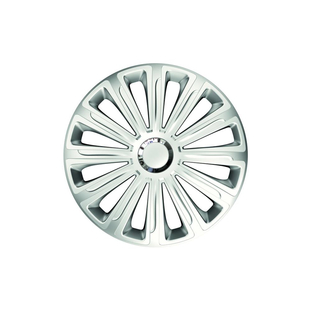 Set capace roti 16` cu inel cromat trend Mega Drive 78545