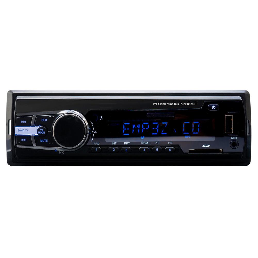 Radio MP3 player auto Pni clementine bus truck 8524BT rds 4X45W 12V/24V cu sd, USB, aux, rca si bluetooth PNI-8524BT