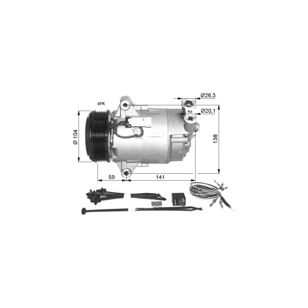 Compresor climatizare NRF 32427