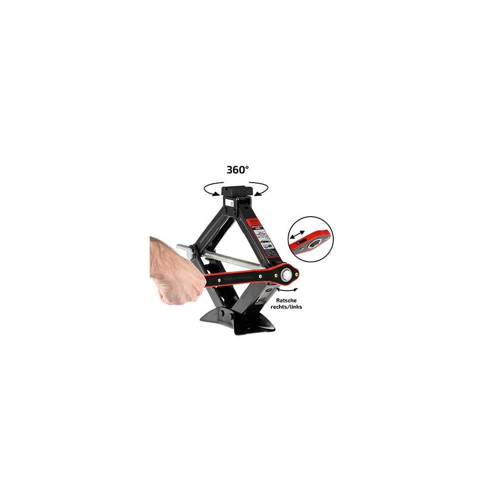 Cric mecanic premium 1.5T "black edition" Heyner 347160
