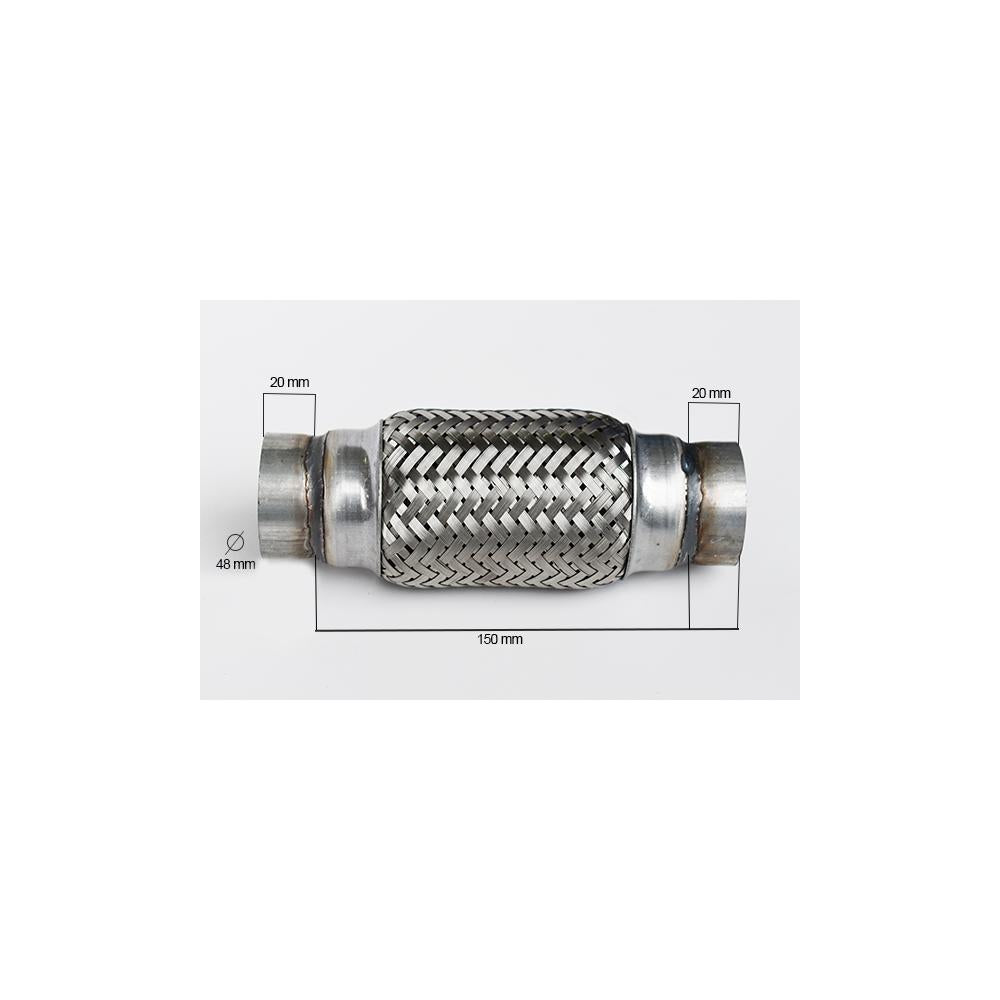 Racord flexibil inner & outer braid (b) 48X150 mm Asam Automotive 33737