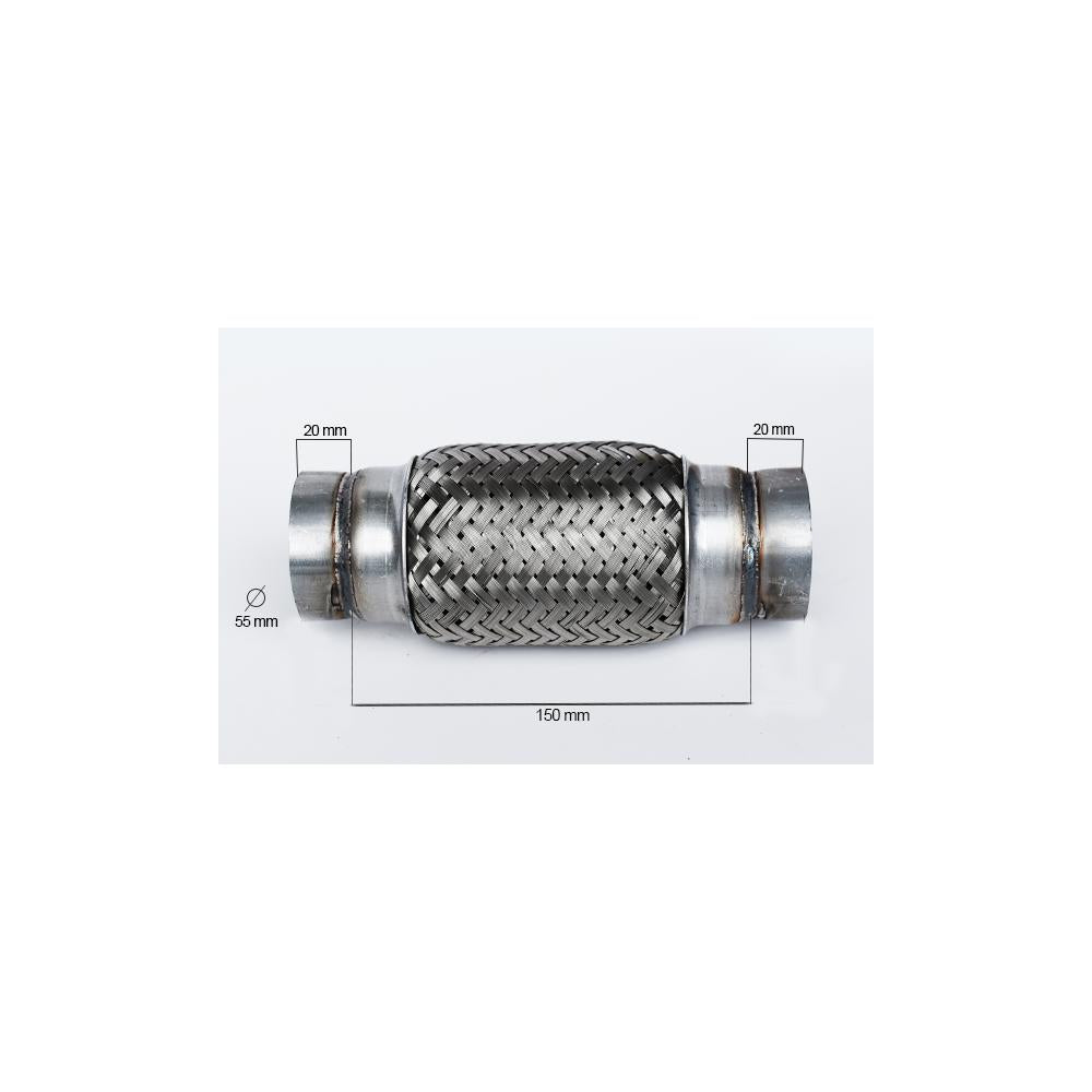 Racord flexibil outer braid (A) 55X150 mm Asam Automotive 33749