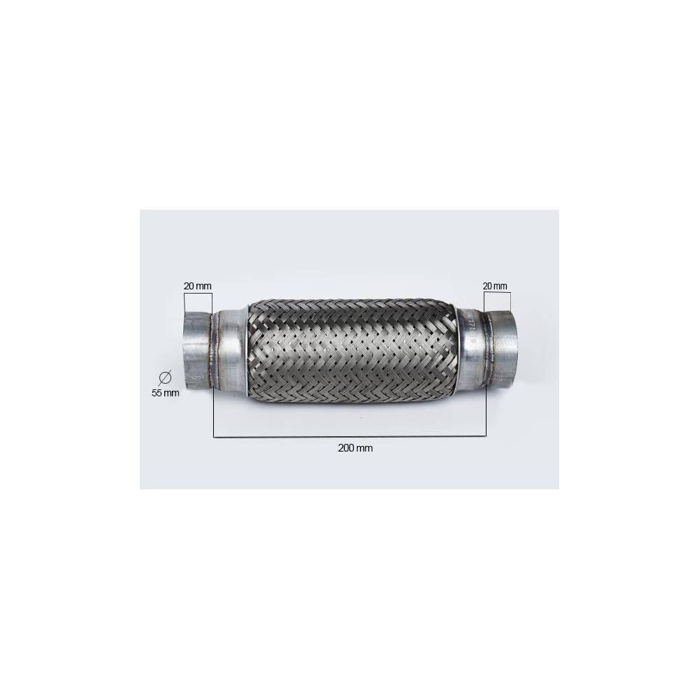 Racord flexibil outer braid (A) 55X200 mm Asam Automotive 33750