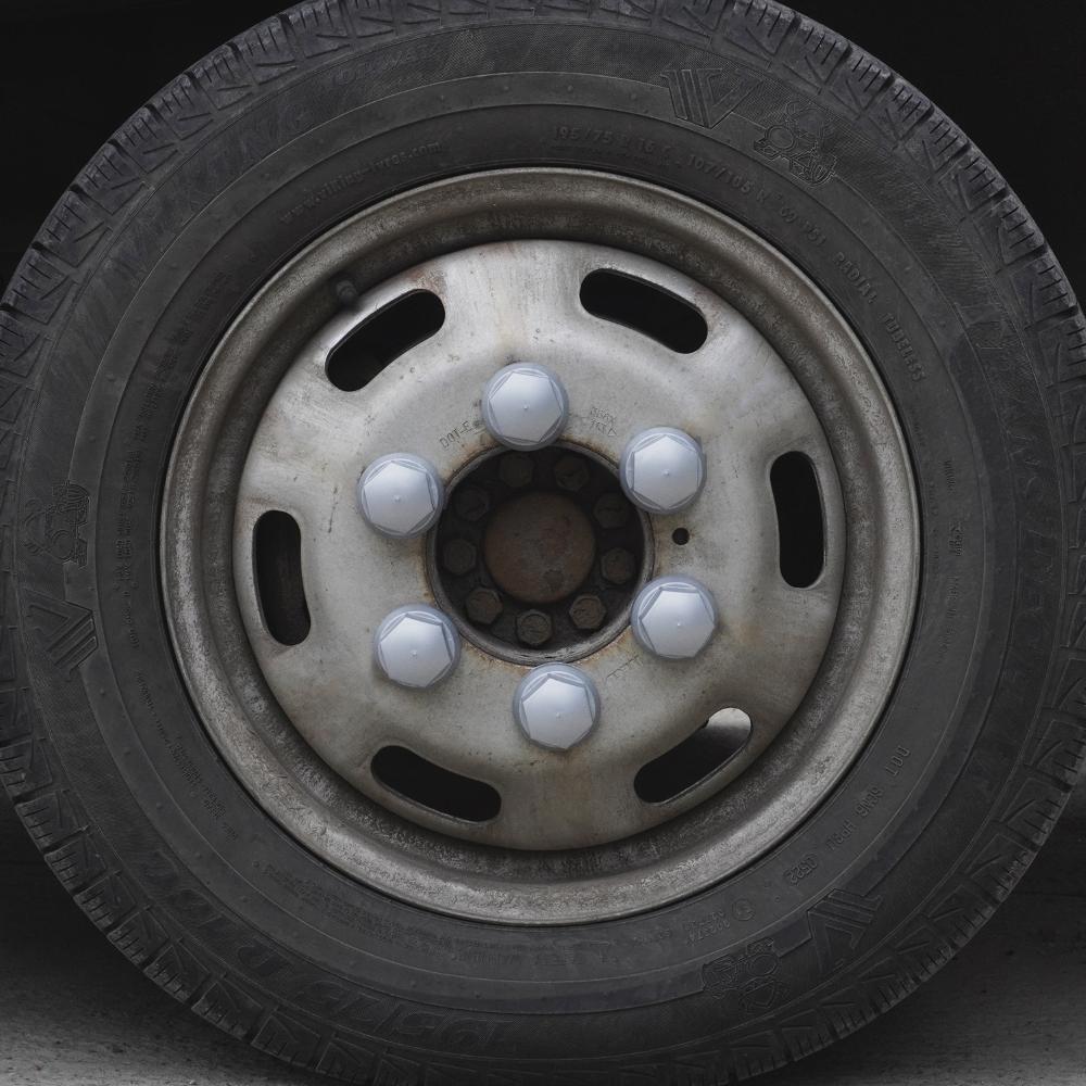 Set 10 bucati capac plastic pentru prezon roata 33 mm gri 41 mm Mega Drive NN33S