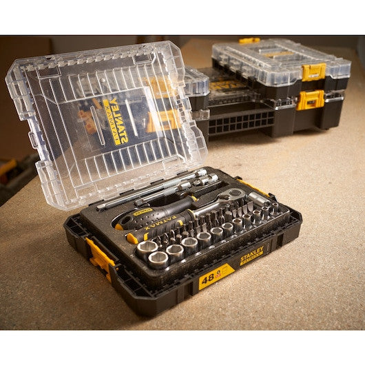 STANLEY® FATMAX® 1/4 in. Set de chei tubulare M PRO-STACK, 48 buc. FMMT981010 – imagine 3