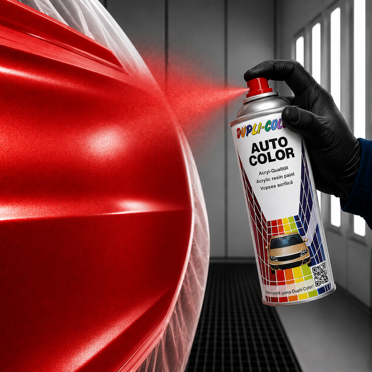 Vopsea spray auto dacia rosu inca 280 Dupli-Color