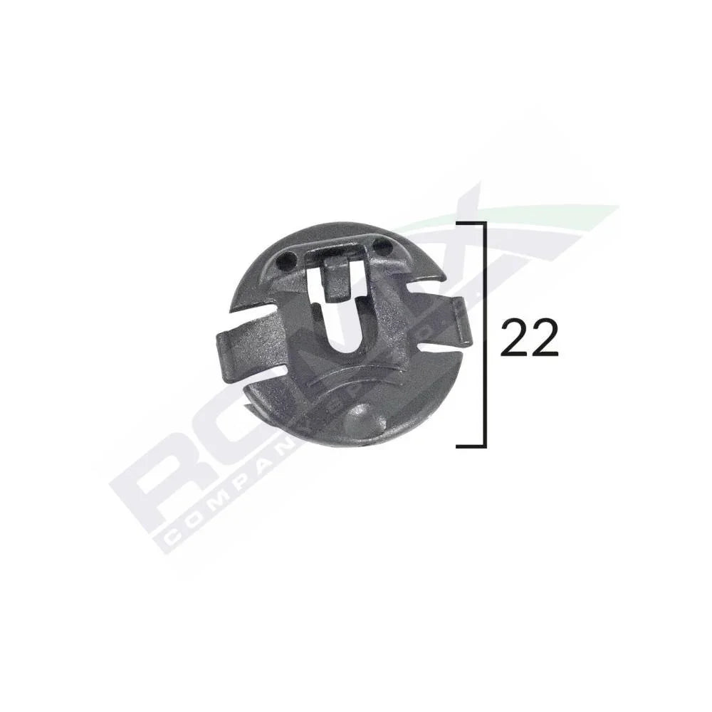Clema fixare elemente roata pentru Audi, Vw negru set 10 buc Romix C70142 – imagine 2