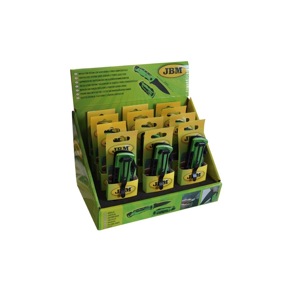 Cutit cu sistem pt. spart geamuri si taiat centuri de sig. Jbm 52786